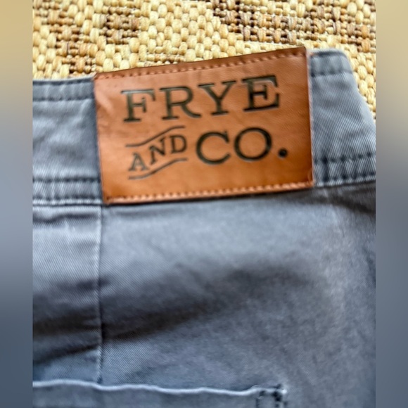 Frye & Co Pants Womens 12 Gray Khaki Straight leg Streetwear Everyday Ankle - Picture 6 of 11